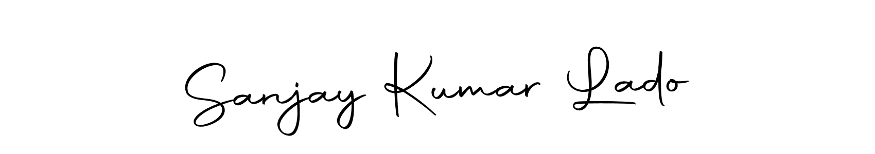 Design your own signature with our free online signature maker. With this signature software, you can create a handwritten (Autography-DOLnW) signature for name Sanjay Kumar Lado. Sanjay Kumar Lado signature style 10 images and pictures png
