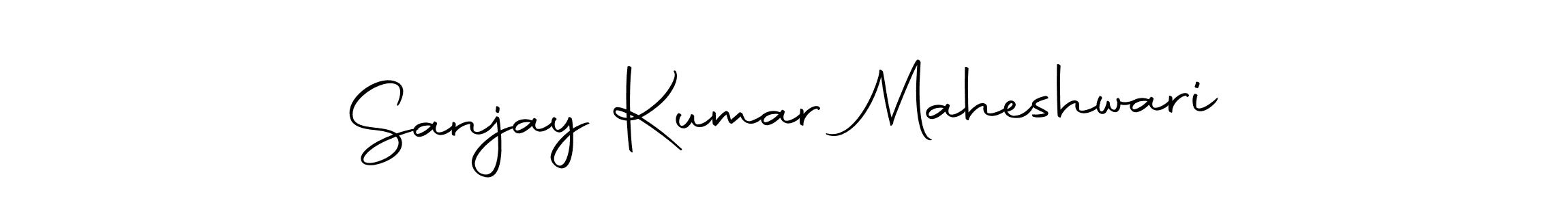 How to make Sanjay Kumar Maheshwari name signature. Use Autography-DOLnW style for creating short signs online. This is the latest handwritten sign. Sanjay Kumar Maheshwari signature style 10 images and pictures png