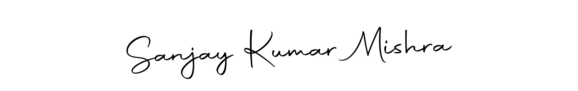 Create a beautiful signature design for name Sanjay Kumar Mishra. With this signature (Autography-DOLnW) fonts, you can make a handwritten signature for free. Sanjay Kumar Mishra signature style 10 images and pictures png