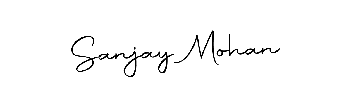 Design your own signature with our free online signature maker. With this signature software, you can create a handwritten (Autography-DOLnW) signature for name Sanjay Mohan. Sanjay Mohan signature style 10 images and pictures png