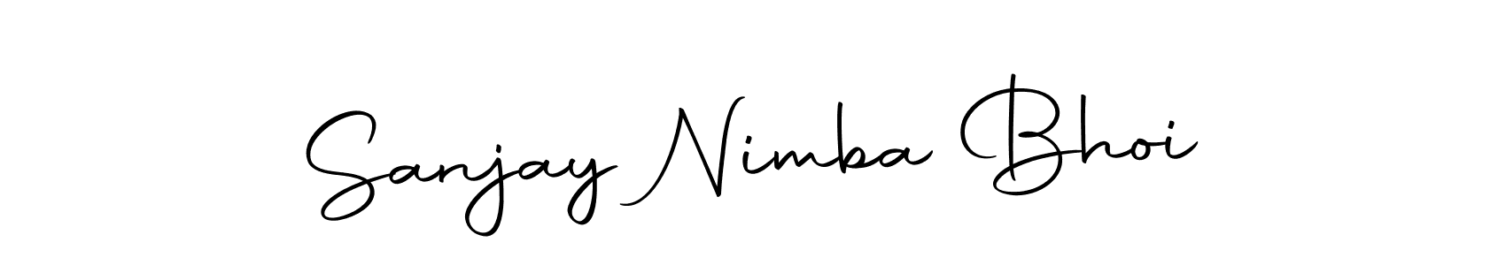Use a signature maker to create a handwritten signature online. With this signature software, you can design (Autography-DOLnW) your own signature for name Sanjay Nimba Bhoi. Sanjay Nimba Bhoi signature style 10 images and pictures png