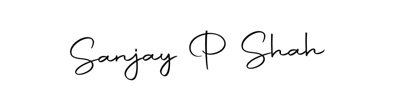 Sanjay P Shah stylish signature style. Best Handwritten Sign (Autography-DOLnW) for my name. Handwritten Signature Collection Ideas for my name Sanjay P Shah. Sanjay P Shah signature style 10 images and pictures png