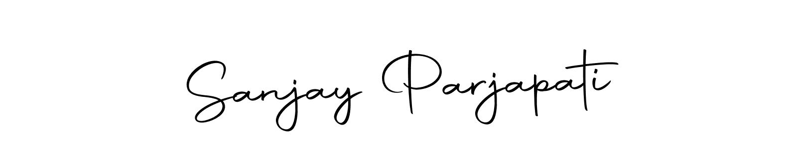 How to make Sanjay Parjapati signature? Autography-DOLnW is a professional autograph style. Create handwritten signature for Sanjay Parjapati name. Sanjay Parjapati signature style 10 images and pictures png