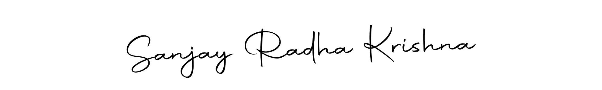 Autography-DOLnW is a professional signature style that is perfect for those who want to add a touch of class to their signature. It is also a great choice for those who want to make their signature more unique. Get Sanjay Radha Krishna name to fancy signature for free. Sanjay Radha Krishna signature style 10 images and pictures png