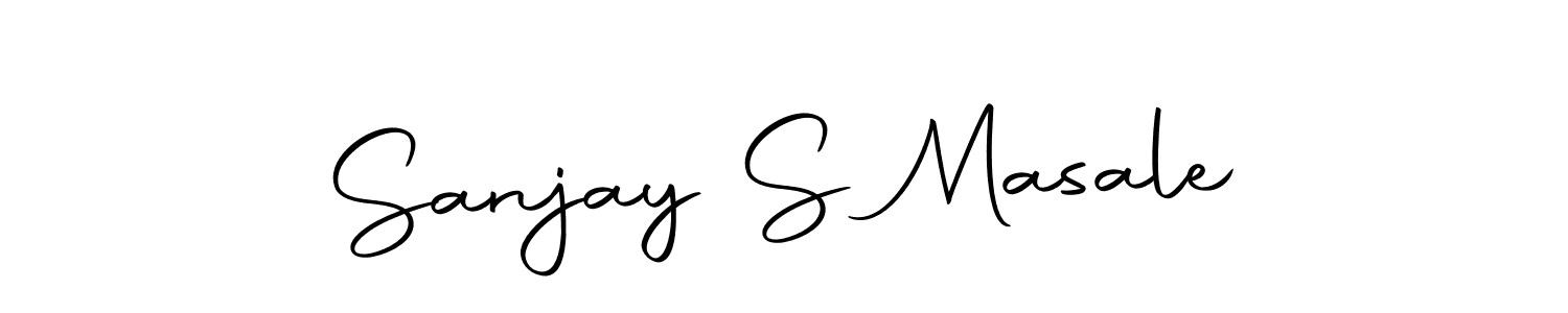 Create a beautiful signature design for name Sanjay S Masale. With this signature (Autography-DOLnW) fonts, you can make a handwritten signature for free. Sanjay S Masale signature style 10 images and pictures png