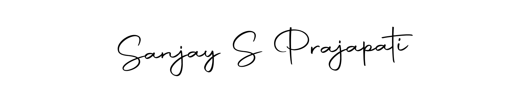 if you are searching for the best signature style for your name Sanjay S Prajapati. so please give up your signature search. here we have designed multiple signature styles  using Autography-DOLnW. Sanjay S Prajapati signature style 10 images and pictures png