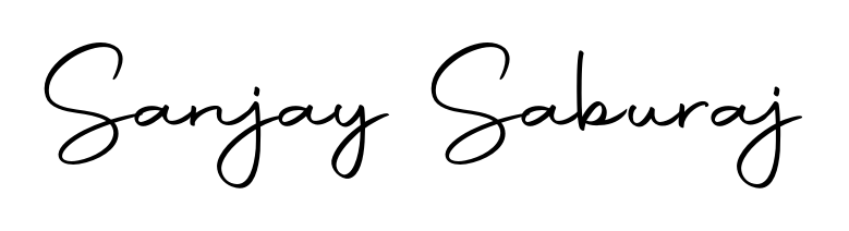 Get an exclusive digital autograph for Sanjay Saburaj. The Autography-DOLnW typeface captures the charm of real penmanship on paper. Sanjay Saburaj signature style 10 images and pictures png