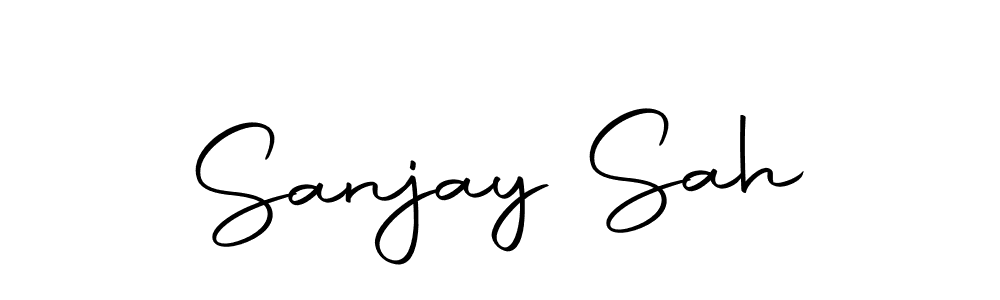 Use a signature maker to create a handwritten signature online. With this signature software, you can design (Autography-DOLnW) your own signature for name Sanjay Sah. Sanjay Sah signature style 10 images and pictures png