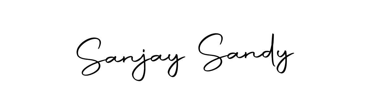 Use a signature maker to create a handwritten signature online. With this signature software, you can design (Autography-DOLnW) your own signature for name Sanjay Sandy. Sanjay Sandy signature style 10 images and pictures png