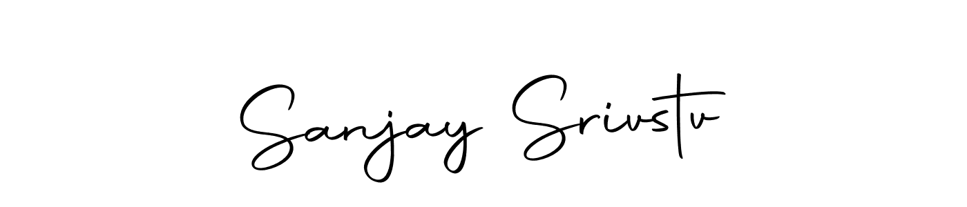 if you are searching for the best signature style for your name Sanjay Srivstv. so please give up your signature search. here we have designed multiple signature styles  using Autography-DOLnW. Sanjay Srivstv signature style 10 images and pictures png