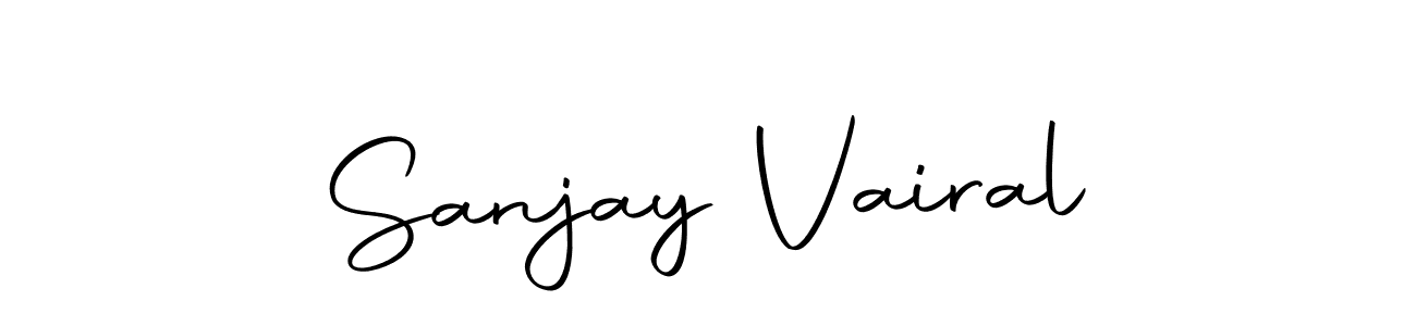 How to make Sanjay Vairal signature? Autography-DOLnW is a professional autograph style. Create handwritten signature for Sanjay Vairal name. Sanjay Vairal signature style 10 images and pictures png