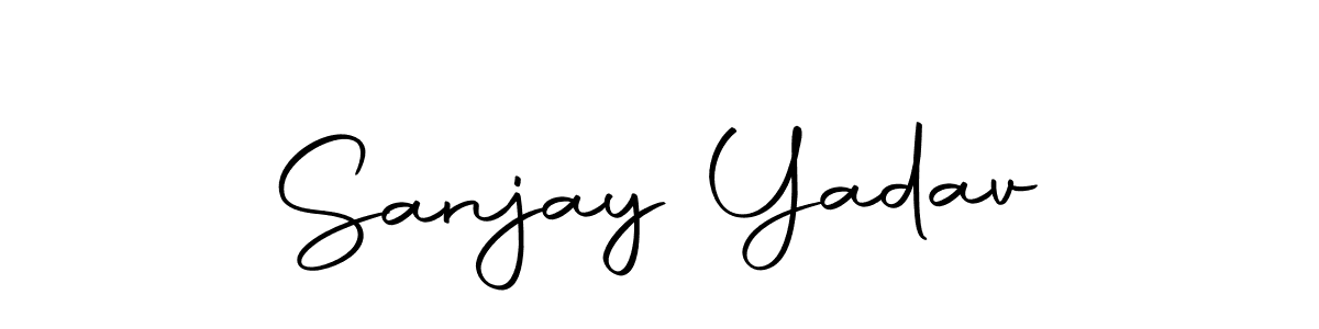 Make a beautiful signature design for name Sanjay Yadav. With this signature (Autography-DOLnW) style, you can create a handwritten signature for free. Sanjay Yadav signature style 10 images and pictures png