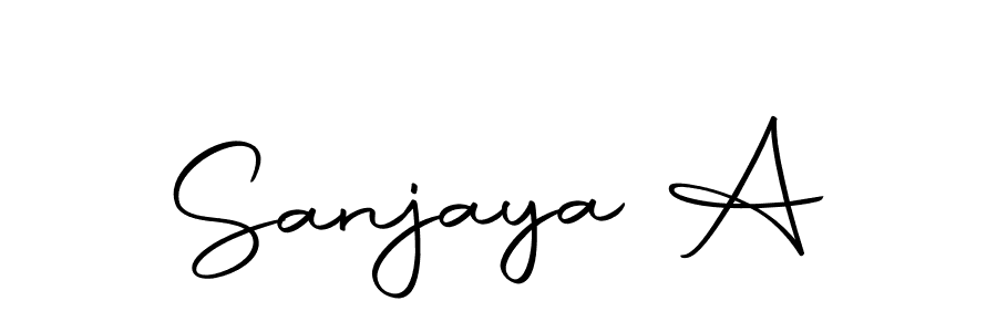 You can use this online signature creator to create a handwritten signature for the name Sanjaya A. This is the best online autograph maker. Sanjaya A signature style 10 images and pictures png