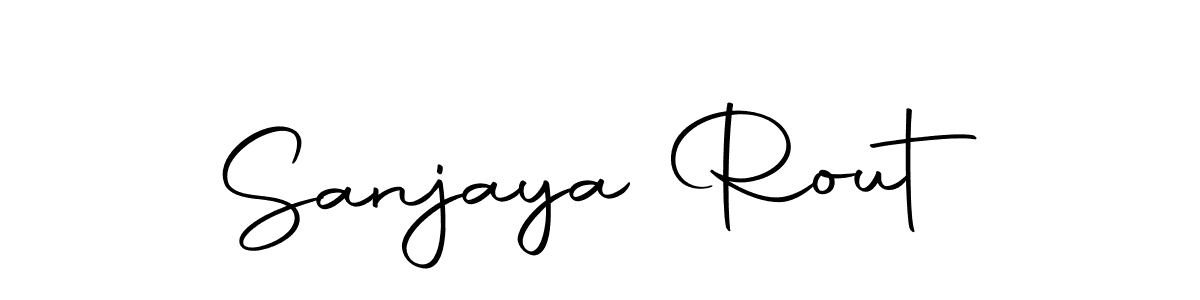 Make a beautiful signature design for name Sanjaya Rout. With this signature (Autography-DOLnW) style, you can create a handwritten signature for free. Sanjaya Rout signature style 10 images and pictures png