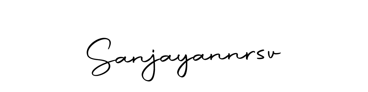 You can use this online signature creator to create a handwritten signature for the name Sanjayannrsv. This is the best online autograph maker. Sanjayannrsv signature style 10 images and pictures png