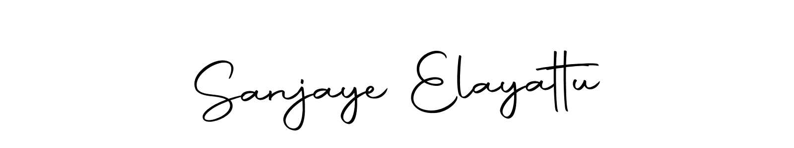 Make a beautiful signature design for name Sanjaye Elayattu. Use this online signature maker to create a handwritten signature for free. Sanjaye Elayattu signature style 10 images and pictures png