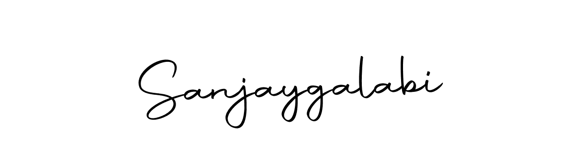 How to make Sanjaygalabi name signature. Use Autography-DOLnW style for creating short signs online. This is the latest handwritten sign. Sanjaygalabi signature style 10 images and pictures png