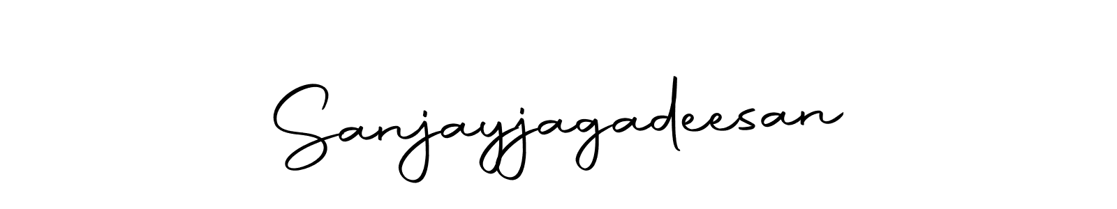 It looks lik you need a new signature style for name Sanjayjagadeesan. Design unique handwritten (Autography-DOLnW) signature with our free signature maker in just a few clicks. Sanjayjagadeesan signature style 10 images and pictures png