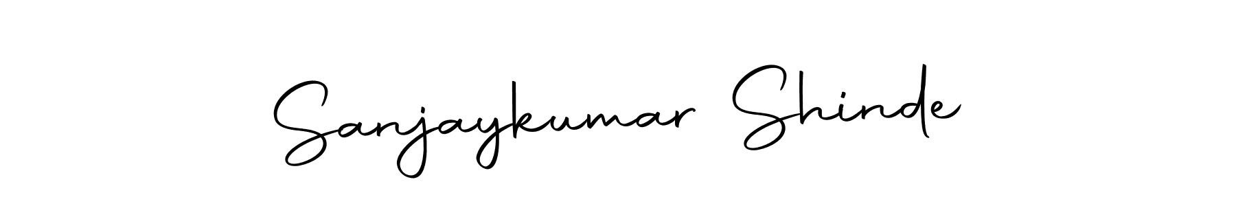 How to make Sanjaykumar Shinde name signature. Use Autography-DOLnW style for creating short signs online. This is the latest handwritten sign. Sanjaykumar Shinde signature style 10 images and pictures png