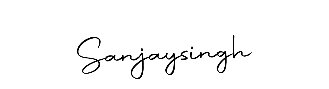 Make a beautiful signature design for name Sanjaysingh. With this signature (Autography-DOLnW) style, you can create a handwritten signature for free. Sanjaysingh signature style 10 images and pictures png