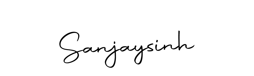 How to make Sanjaysinh name signature. Use Autography-DOLnW style for creating short signs online. This is the latest handwritten sign. Sanjaysinh signature style 10 images and pictures png
