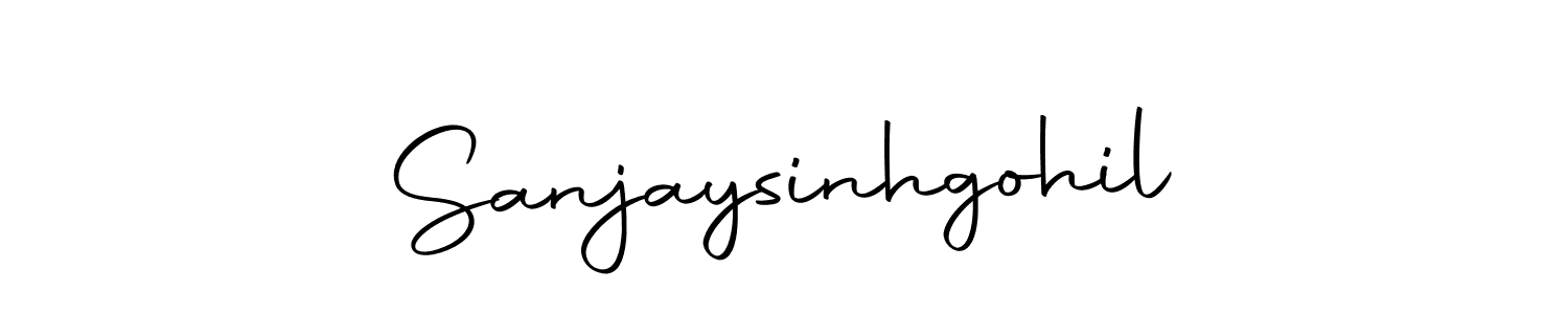 Use a signature maker to create a handwritten signature online. With this signature software, you can design (Autography-DOLnW) your own signature for name Sanjaysinhgohil. Sanjaysinhgohil signature style 10 images and pictures png