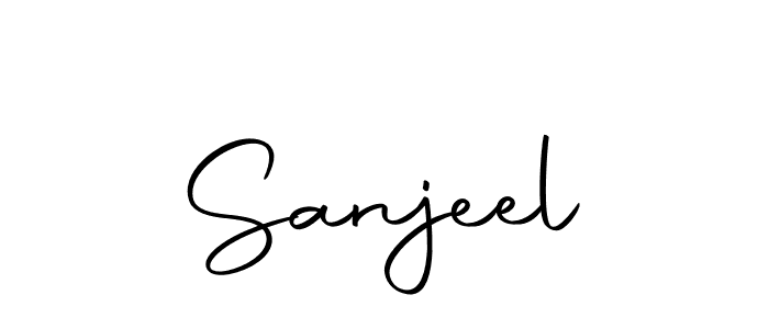 The best way (Autography-DOLnW) to make a short signature is to pick only two or three words in your name. The name Sanjeel include a total of six letters. For converting this name. Sanjeel signature style 10 images and pictures png