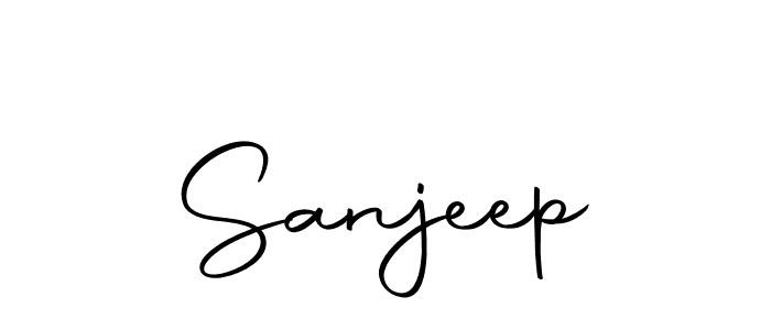 How to make Sanjeep signature? Autography-DOLnW is a professional autograph style. Create handwritten signature for Sanjeep name. Sanjeep signature style 10 images and pictures png