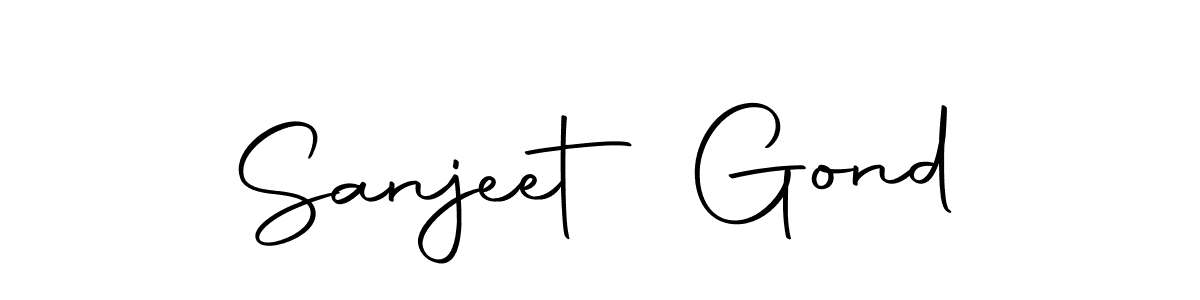 Similarly Autography-DOLnW is the best handwritten signature design. Signature creator online .You can use it as an online autograph creator for name Sanjeet Gond. Sanjeet Gond signature style 10 images and pictures png