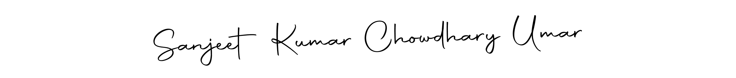 How to make Sanjeet Kumar Chowdhary Umar signature? Autography-DOLnW is a professional autograph style. Create handwritten signature for Sanjeet Kumar Chowdhary Umar name. Sanjeet Kumar Chowdhary Umar signature style 10 images and pictures png