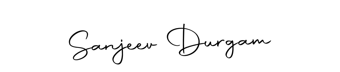 How to make Sanjeev Durgam name signature. Use Autography-DOLnW style for creating short signs online. This is the latest handwritten sign. Sanjeev Durgam signature style 10 images and pictures png