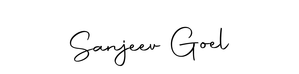 Create a beautiful signature design for name Sanjeev Goel. With this signature (Autography-DOLnW) fonts, you can make a handwritten signature for free. Sanjeev Goel signature style 10 images and pictures png