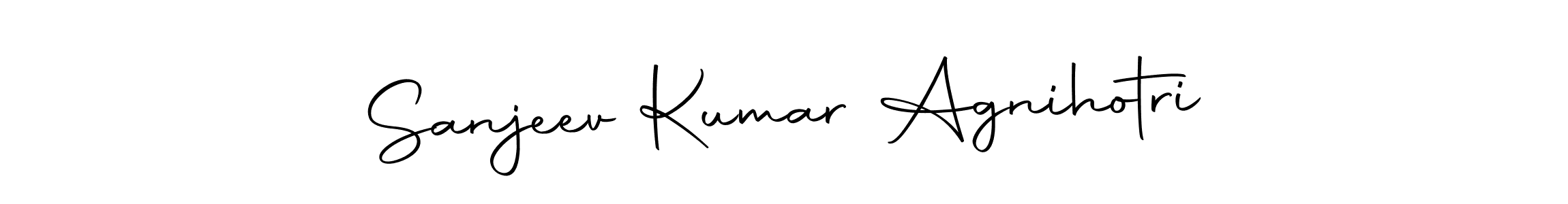 Create a beautiful signature design for name Sanjeev Kumar Agnihotri. With this signature (Autography-DOLnW) fonts, you can make a handwritten signature for free. Sanjeev Kumar Agnihotri signature style 10 images and pictures png