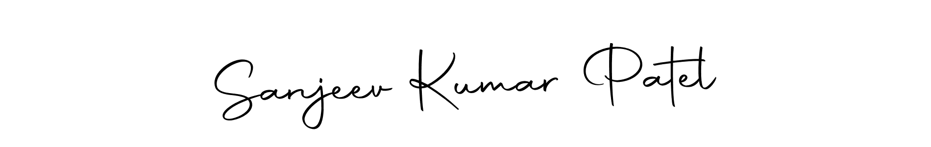 Create a beautiful signature design for name Sanjeev Kumar Patel. With this signature (Autography-DOLnW) fonts, you can make a handwritten signature for free. Sanjeev Kumar Patel signature style 10 images and pictures png