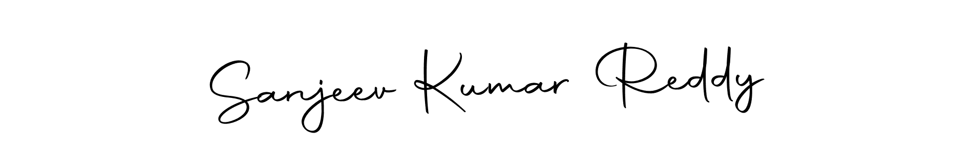 Design your own signature with our free online signature maker. With this signature software, you can create a handwritten (Autography-DOLnW) signature for name Sanjeev Kumar Reddy. Sanjeev Kumar Reddy signature style 10 images and pictures png