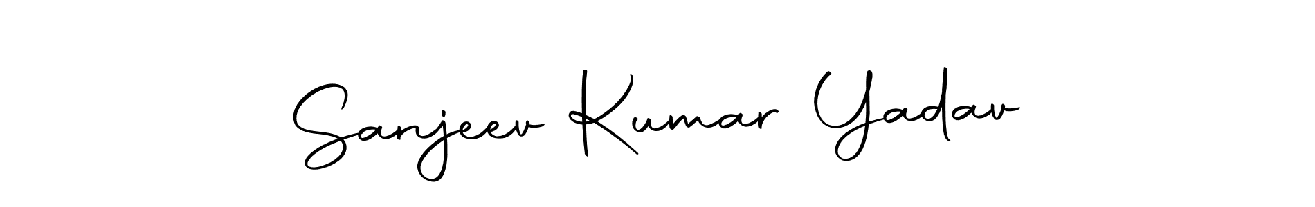 Use a signature maker to create a handwritten signature online. With this signature software, you can design (Autography-DOLnW) your own signature for name Sanjeev Kumar Yadav. Sanjeev Kumar Yadav signature style 10 images and pictures png
