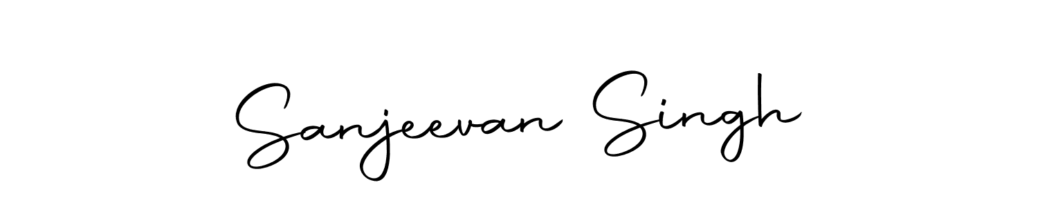 How to make Sanjeevan Singh name signature. Use Autography-DOLnW style for creating short signs online. This is the latest handwritten sign. Sanjeevan Singh signature style 10 images and pictures png