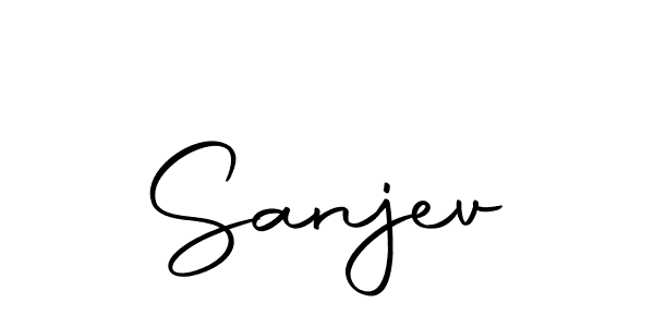 Autography-DOLnW is a professional signature style that is perfect for those who want to add a touch of class to their signature. It is also a great choice for those who want to make their signature more unique. Get Sanjev name to fancy signature for free. Sanjev signature style 10 images and pictures png