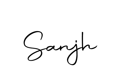 if you are searching for the best signature style for your name Sanjh. so please give up your signature search. here we have designed multiple signature styles  using Autography-DOLnW. Sanjh signature style 10 images and pictures png