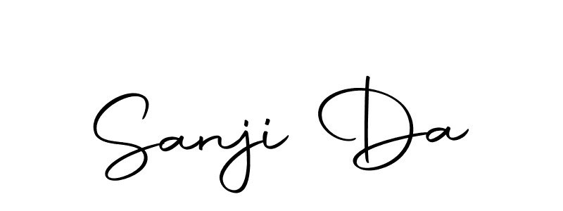 You should practise on your own different ways (Autography-DOLnW) to write your name (Sanji Da) in signature. don't let someone else do it for you. Sanji Da signature style 10 images and pictures png