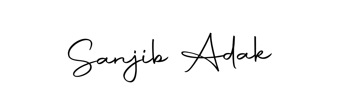 You should practise on your own different ways (Autography-DOLnW) to write your name (Sanjib Adak) in signature. don't let someone else do it for you. Sanjib Adak signature style 10 images and pictures png