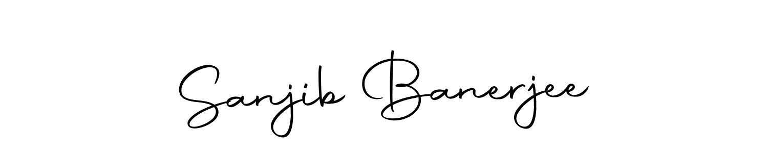 Use a signature maker to create a handwritten signature online. With this signature software, you can design (Autography-DOLnW) your own signature for name Sanjib Banerjee. Sanjib Banerjee signature style 10 images and pictures png
