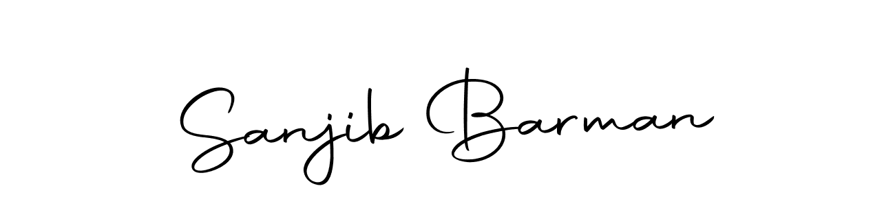 Design your own signature with our free online signature maker. With this signature software, you can create a handwritten (Autography-DOLnW) signature for name Sanjib Barman. Sanjib Barman signature style 10 images and pictures png