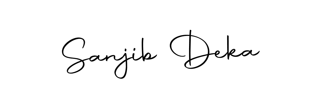 Sanjib Deka stylish signature style. Best Handwritten Sign (Autography-DOLnW) for my name. Handwritten Signature Collection Ideas for my name Sanjib Deka. Sanjib Deka signature style 10 images and pictures png