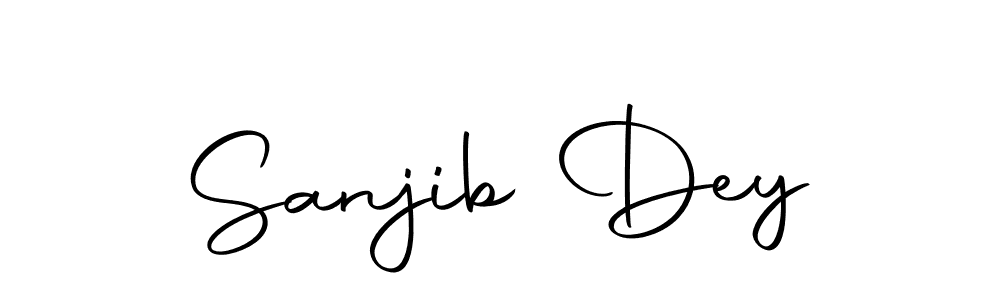 How to make Sanjib Dey signature? Autography-DOLnW is a professional autograph style. Create handwritten signature for Sanjib Dey name. Sanjib Dey signature style 10 images and pictures png