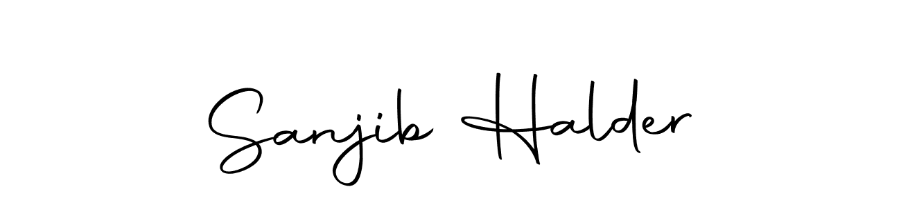 Make a beautiful signature design for name Sanjib Halder. Use this online signature maker to create a handwritten signature for free. Sanjib Halder signature style 10 images and pictures png