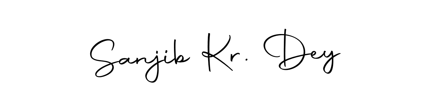 How to make Sanjib Kr. Dey signature? Autography-DOLnW is a professional autograph style. Create handwritten signature for Sanjib Kr. Dey name. Sanjib Kr. Dey signature style 10 images and pictures png