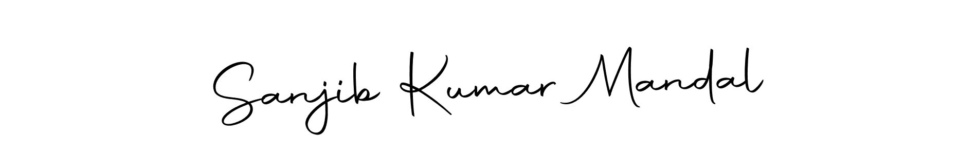 Create a beautiful signature design for name Sanjib Kumar Mandal. With this signature (Autography-DOLnW) fonts, you can make a handwritten signature for free. Sanjib Kumar Mandal signature style 10 images and pictures png