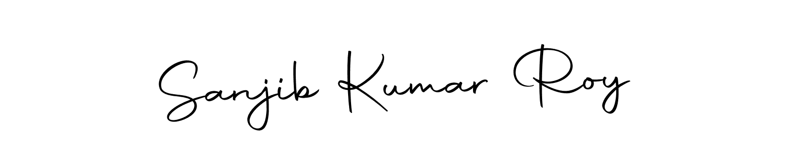 Create a beautiful signature design for name Sanjib Kumar Roy. With this signature (Autography-DOLnW) fonts, you can make a handwritten signature for free. Sanjib Kumar Roy signature style 10 images and pictures png