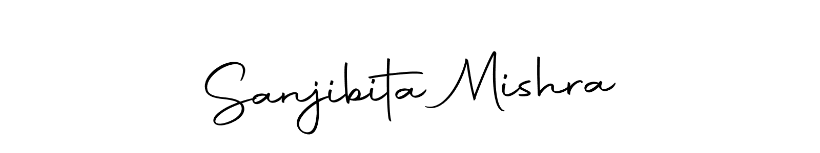 Sanjibita Mishra stylish signature style. Best Handwritten Sign (Autography-DOLnW) for my name. Handwritten Signature Collection Ideas for my name Sanjibita Mishra. Sanjibita Mishra signature style 10 images and pictures png